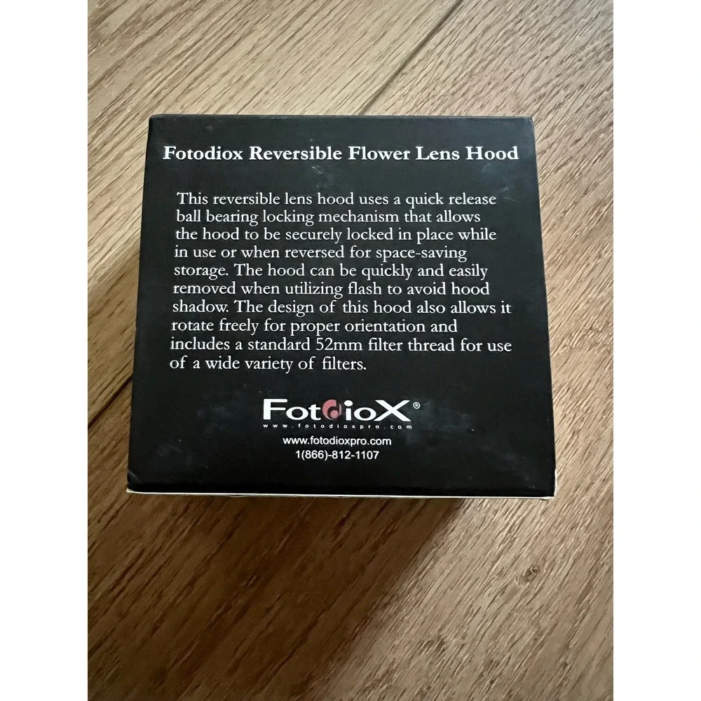 Fotodiox‎ Reversible Flower Lens Hood 46mm for Micro 4/3 Digital Cameras